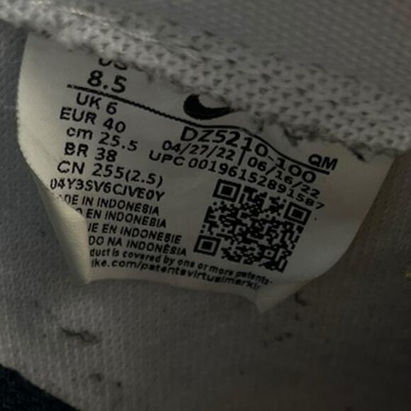 Womens Nike Blazer Low Platform DZ5210-100 Leather Sneaker Shoes Size 8.5 White - Picture 6 of 6